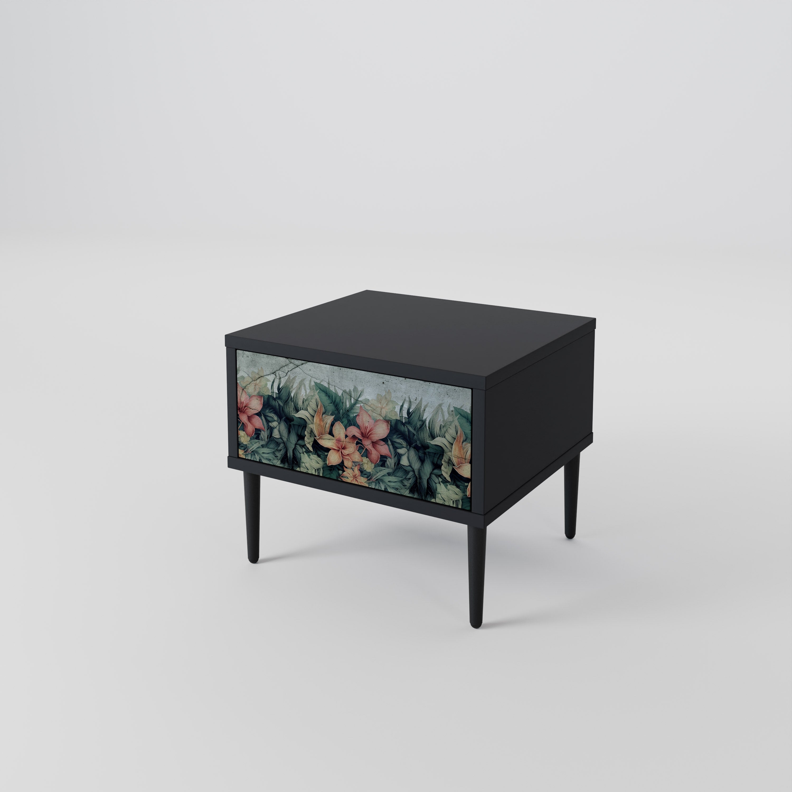HEAVENLY BLOOM Nachttisch in Schwarz
