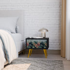 HEAVENLY BLOOM Nachttisch in Schwarz