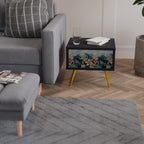 HEAVENLY BLOOM Nachttisch in Schwarz