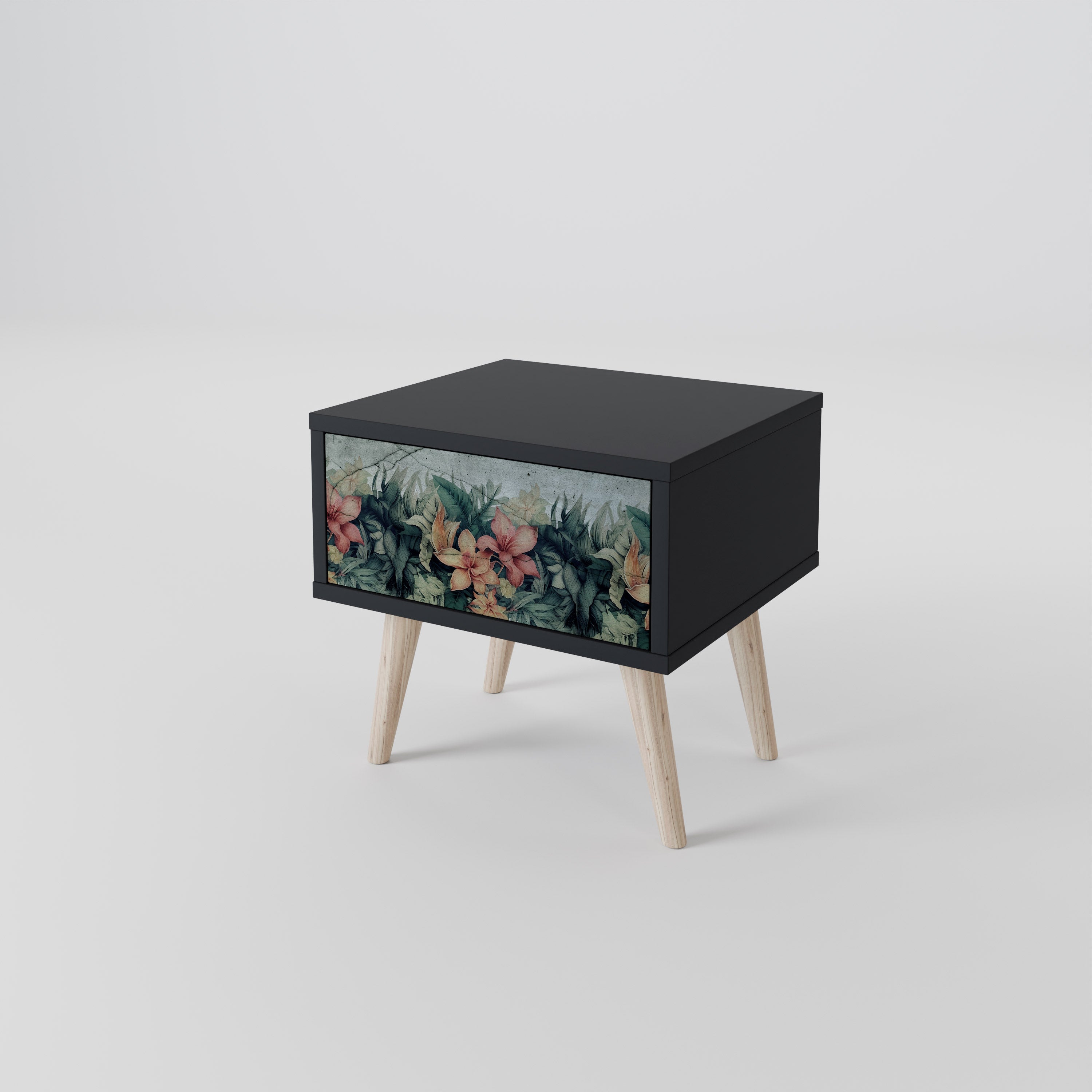 HEAVENLY BLOOM Nachttisch in Schwarz