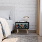 HEAVENLY BLOOM Nachttisch in Schwarz