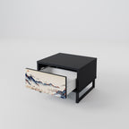 JAPANESE LANDSCAPE Nachttisch in Schwarz