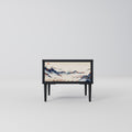JAPANESE LANDSCAPE Nachttisch in Schwarz