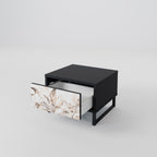 WILD TENDERNESS Nightstand in Black Finish