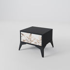 WILD TENDERNESS Nightstand in Black Finish