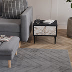 WILD TENDERNESS Nightstand in Black Finish