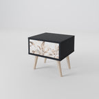 WILD TENDERNESS Nightstand in Black Finish