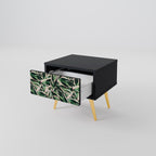 EERIE STROMANTHE Nachttisch in Schwarz