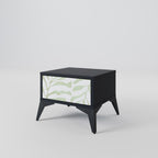 BOTANICAL SPARK Nightstand in Black Finish