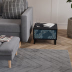 BLUE LEAVES Nachttisch in Schwarz