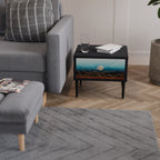 LUNAR SECRETS Nightstand in Black Finish