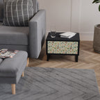 PALM SPRING Nachttisch in Schwarz