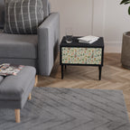 PALM SPRING Nachttisch in Schwarz