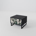 VERDURE FORMATION Nightstand in Black Finish