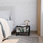 VERDURE FORMATION Nightstand in Black Finish