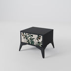 VERDURE FORMATION Nightstand in Black Finish