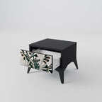 VERDURE FORMATION Nightstand in Black Finish