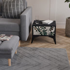 VERDURE FORMATION Nightstand in Black Finish