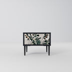 VERDURE FORMATION Nightstand in Black Finish