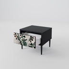 VERDURE FORMATION Nightstand in Black Finish