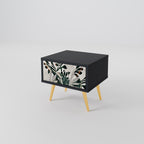VERDURE FORMATION Nightstand in Black Finish