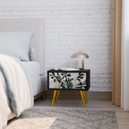 VERDURE FORMATION Nightstand in Black Finish