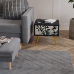 VERDURE FORMATION Nightstand in Black Finish