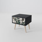 VERDURE FORMATION Nightstand in Black Finish