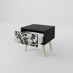 VERDURE FORMATION Nightstand in Black Finish
