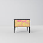 SKATEBOARD ARTISTRY Nachttisch in Schwarz