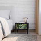 VERDURE ABYSS Nachttisch in Schwarz