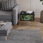 VERDURE ABYSS Nachttisch in Schwarz