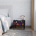 FESTIVE PLEASURES Nachttisch in Schwarz