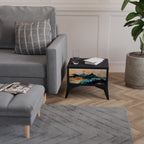 OMINOUS MOUNTAINS Nachttisch in Schwarz