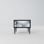 VELVET CROSSING Nachttisch in Schwarz