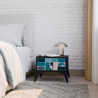 COMBINATION OF SHAPES Nachttisch in Schwarz