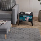 COMBINATION OF SHAPES Nachttisch in Schwarz