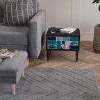 COMBINATION OF SHAPES Nachttisch in Schwarz