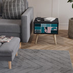 COMBINATION OF SHAPES Nachttisch in Schwarz