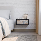 TROPICAL SHAPES Nachttisch in Schwarz