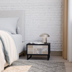 TROPICAL SHAPES Nachttisch in Schwarz