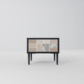 TROPICAL SHAPES Nachttisch in Schwarz