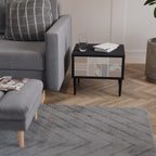 TROPICAL SHAPES Nachttisch in Schwarz