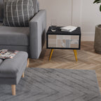 TROPICAL SHAPES Nachttisch in Schwarz