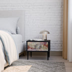 VEILED SUMMIT Nachttisch in Schwarz