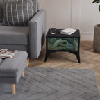 ROYAL GREEN Nachttisch in Schwarz