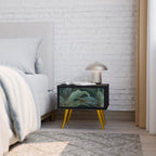 ROYAL GREEN Nachttisch in Schwarz