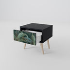 ROYAL GREEN Nachttisch in Schwarz