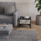 ELEGANT BOTANICS Nachttisch in Schwarz