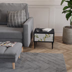 ELEGANT BOTANICS Nachttisch in Schwarz